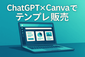 ChatGPT×Canvaで稼げるテンプレ販売副業の始め方と必勝マニュアル
