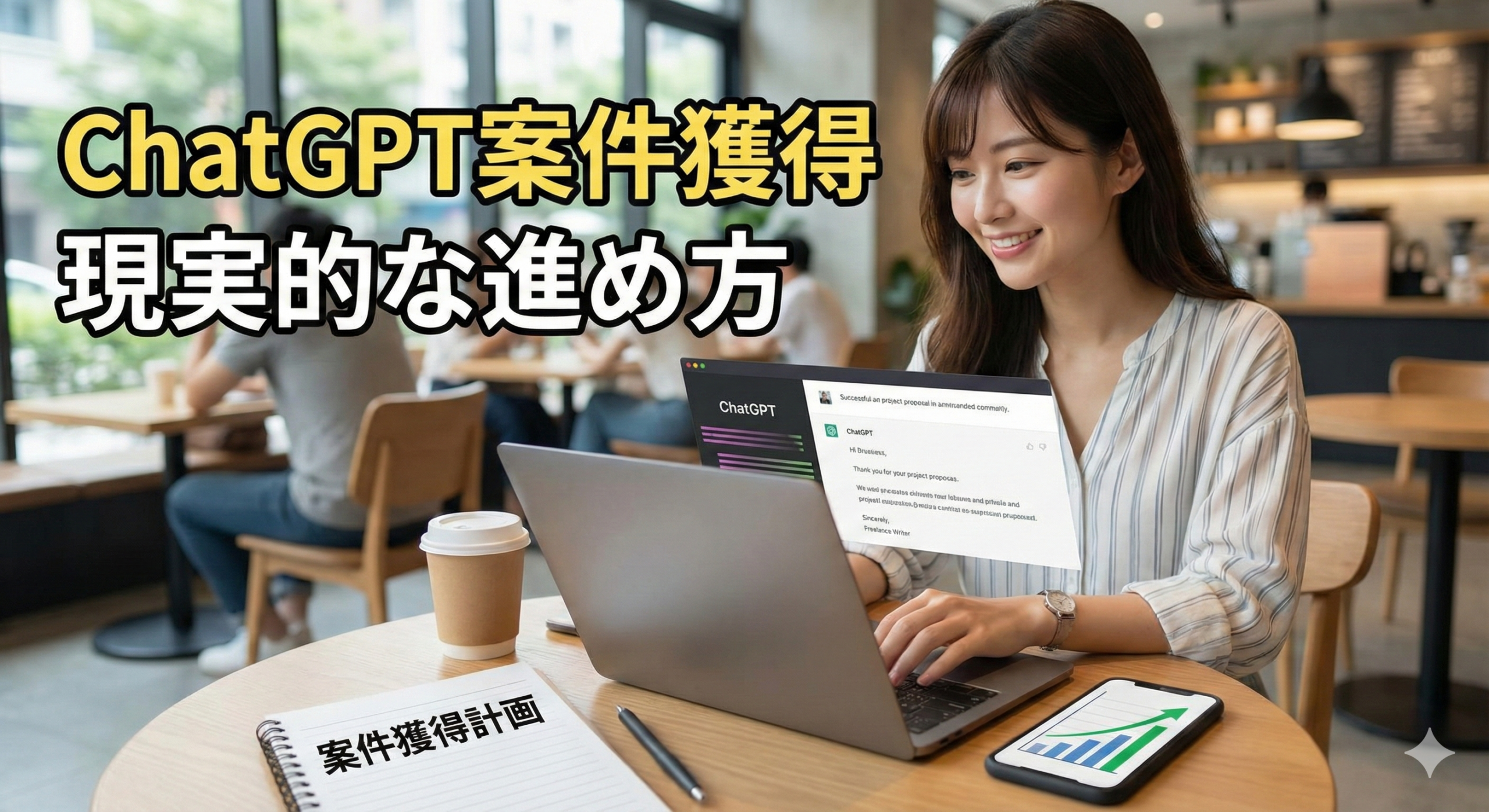 ChatGPT ライティング 案件 獲得の現実的な進め方を解説