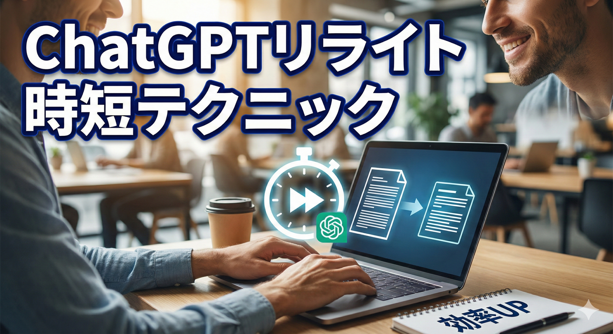 ChatGPT リライト 時短テクニックで作業効率アップ