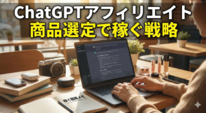 ChatGPT アフィリエイト 商品選定で稼ぐ戦略と実践法
