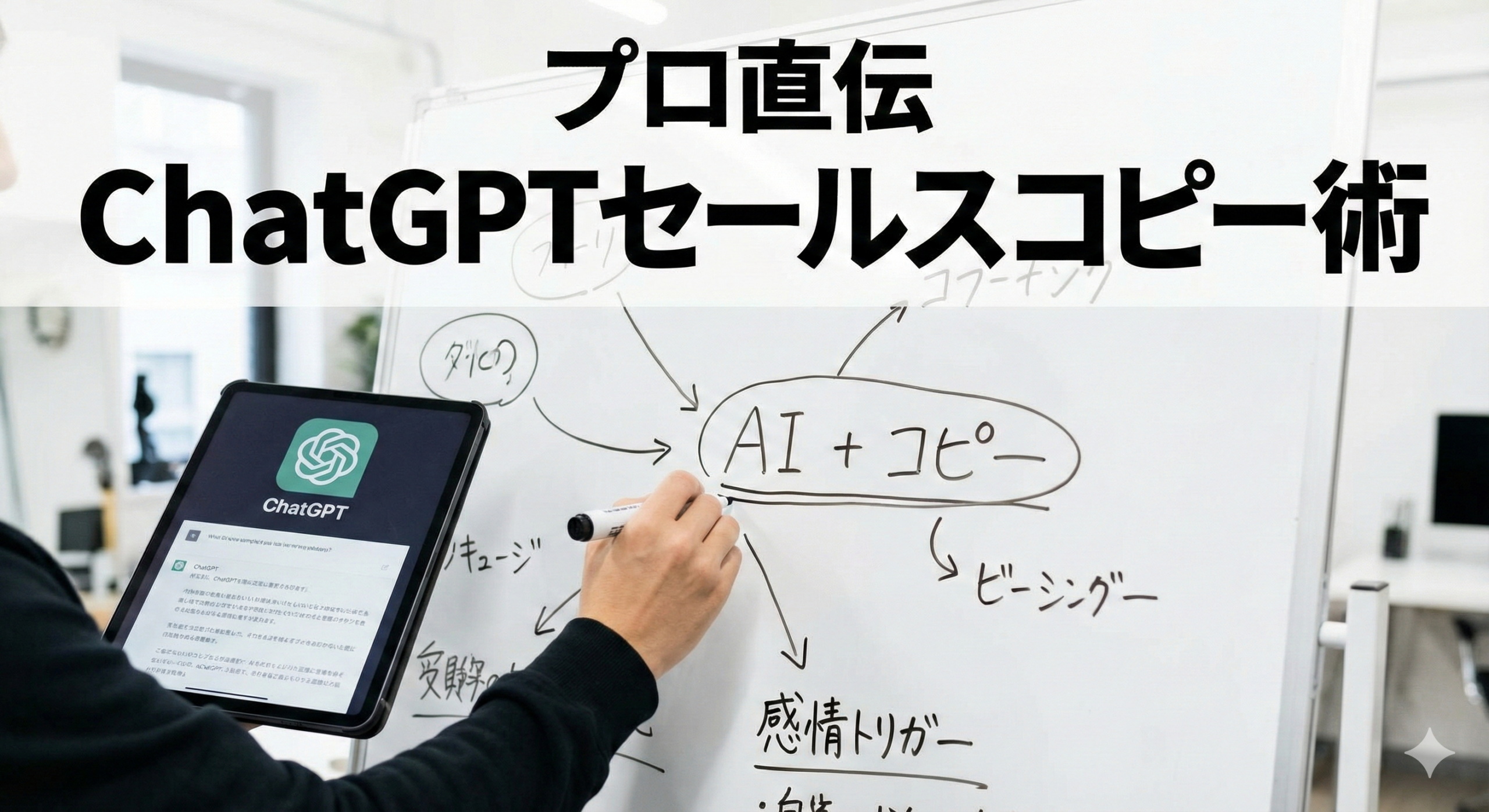 ChatGPT セールスコピー 作り方をプロが解説